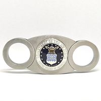 US Air Force Cigar Cutter, Self-Sharpening Double Guillotine Blades Cutters for Cigars in Gift Box by Cigar Cutters by Jim (AFC 5)