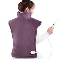 Heating Pad Large for Back and Shoulder Pain 24"x33", Thermapulse Relief Wrap Ultra Fast Heating with 6 Heating Levels & 1.5 Hours Auto Shut Off Full Body Muscle Cramps Lower Back Relief, Washable