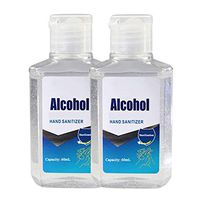 DXXCV Portable Hand Sanitizer Gel, 60Ml Hand Soap No-Wash Quick-Drying Dvanced Soothing, Pocket Size Hand Cleaner Gel,2 Pack