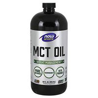 NOW Sports Nutrition, MCT (Medium-chain triglycerides)Oil 14 g, Weight Management, Liquid, 32-Ounce