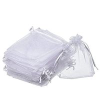 Large Organza Bag 11 x 13.5 White Drawstring 25 or 50 Bulk Pack (50)
