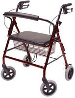 Walkabout ConTour Imperial: 20" wide padded seat, padded contoured backrest, 8" heavy dut