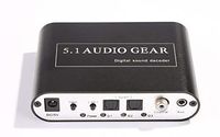 Generic 5.1 Channel AC3/DTS Digital Audio Converter Gear Surround Sound Rush Decoder HD Players for PC DVD Headphone