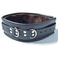 Bare Sutra Genuine Leather Goth Choker, Skin Friendly & Soft Neck Collar, Black Color.