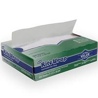 Dixie Rite-Wrap Light-Weight Interfolded Dry Wax Deli Paper by GP PRO 9Georgia-Pacific), RW86W, White, 10.75" W x 7.5" L, 6,000 Count (Case of 12 Boxes, 500 Sheets Per Box)