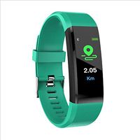Smart Watch Activity Trackers Health Exercise Watch Heart Rate Blood Pressure Monitor, Waterproof Fitness Tracker Band with Step Counter, Calorie Counter, Pedometer Watch for Kids Women Men ((Green))