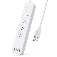Smart Power Strip, WiFi Surge Protector Power Bar, Alexa Google Home and IFTTT, Surge Protector 2.4GHz, Switch Timer, Remote Control via Smart Phone APP