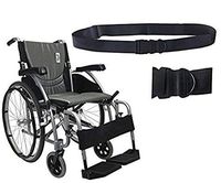 New Karman S-Ergo 115 ( S-Ergo115Q16SS ) Ultra Lightweight Ergonomic Wheelchair with Swing Away Footrest and Quick Release Wheels in Silver, 16" Seat Width