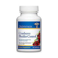Dr. Whitaker's Cranberry Bladder Control for Bladder Health and Improved Urinary Control, 60 Capsules (30-Day Supply)