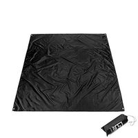 KingTo Waterproof Picnic Mat, Mutifunctional Tent Tarp Footprint Camping Picnic Mat Moisture-Proof Crawling Mat with Drawstring Carrying Bag