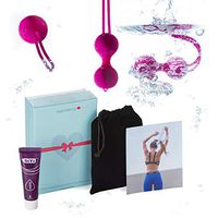 La Sucrée kegel Balls | Exercise Ben wa Balls for Tightening That's Medical Grade Premium Silicon | Feminine Muscle strengthening kit Beginners - Professional | Free Lubricant