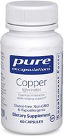 Pure Encapsulations - Copper (Glycinate) - Hypoallergenic Essential Mineral Supplement - 60 Capsules