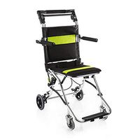 ChenCheng Wheelchair - Aluminum Alloy Portable Trolley for The Elderly Outdoor Children's Folding Manual Cart Size: 75x89x49cm Medical Supplies
