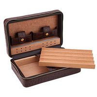 Redxiao Cigar Case, Wood Personalized Fashionable Elegant Portable Protective Holder for Friends Family Christmas Festival Birthday Gift Cigar Humidor (#1)