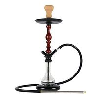 23" Single Hose Hookah Pipe Set with Everything Glass Aluminium Alloy Shisha 1 Hose Complete Set 60cm