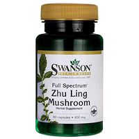 Swanson Full Spectrum Zhu Ling Mushroom 400 Milligrams 60 Capsules
