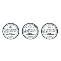 Zincuta Skin Ointment for Psoriasis, Eczema, Dry Skin, Chapped Lips, Poison Ivy Blisters, Burn Injuries, and Many More Skin Ailments (2 Oz Tin) Pack of 3