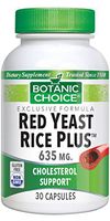 Botanic Choice Red Yeast Rice Plus, 30 Capsules (Pack of 4)
