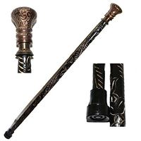 Nautical Gift Decor Brass Knob Handle Walking Cane Stick Victorian Cane with Solid Brass Inlay, Unisex Men Cane Lightweight Sturdy Folding Cane.Classic Men Walking Sticks