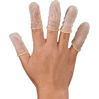 Aviditi Latex Finger Cots, Powder-Free, Small, Case of 720 (GLV2201S)