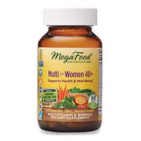 MegaFood, Multi for Women 40+, Supports Optimal Health and Wellbeing, Multivitamin and Mineral Dietary Supplement, Gluten Free, Vegetarian, 60 tablets (30 servings)