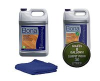 Bona Pro Series Hardwood Floor Cleaner [1 Gallon of Refill and 1 Gallon of Concentrate]