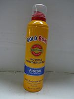Gold Bond No Mess Powder Spray Fresh Scent With Aloe, Fresh Scent With Aloe 7 oz (Pack of 6)