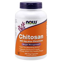 NOW Supplements, Chitosan 500 mg plus Chromium, Weight Management*, 240 Veg Capsules
