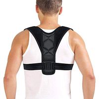 CORRECTY Posture Corrector for Men and Women - USA Designed Upper Back Brace for Shoulder Neck & Upper Back Pain Corrects Slouching,Hunching & Bad Posture,Clavicle Support Adjustable Brace