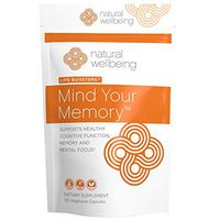 Natural Wellbeing - Mind Your Memory - Herbal Supplements to Keep Your Mind & Memory Sharp - 120 Veg caps