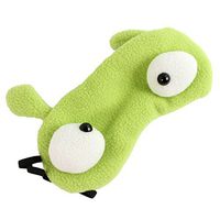 Hillento Cartoon Big Eyes Eye Care Comfortable Sleep Goggles - Green