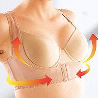 SJLHP Posture Corrector Shapewear for Women, Chest Brace Up for Women Posture Corrector, Compression Bra Chest Brace Up Support Tops Vest,XXL