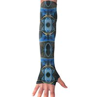 BaPaLa Abstract Pattern Symmetry Fractal Sports Arm Sleeves Cooling Or Warmer UV Sun Protection Compression Arm Sleeve for Women& Men Suit for Cycling,Running,Golf, Basketball,Football 1 Pairs