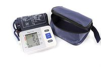 Baymore Automatic arm Blood Pressure Monitor Cuff, Digital BP Meter Large LCD Display, tubing, Batteries & Bag Included, Pulse, Heart-Rate, Hypertension Irregular Heartbeat Detector, Clinical & Home