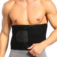 Waist Trimmer Belt, Widening Exercise Waist Trainer Slim Body Shaper Sweat Wrap Straps for Stomach Back Lumbar Support