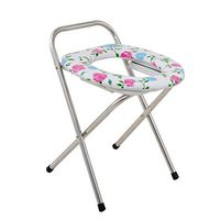 Vei Jie Comfortable Folding Toilet, Folding Stainless Steel Old/Pregnant Toilet Chair, Patient/Disabled Toilet Chair - 33cmX50cmX43cm db