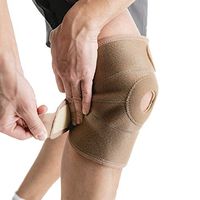 MedTextile Knee Brace - Open Patella Design Joint Support for Athletes, Sport, Workout, Training - Aids Recovery, Relieves Pressure, Stress - Soft Compression System, Breathable Neoprene - Fixative