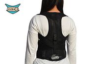 ZSZBACE Adjustable Universal Vest Elastic Clavicle Posture Corrector Back Lumbar Support Scoliosis Brace Round Shoulder Band Belt (L)