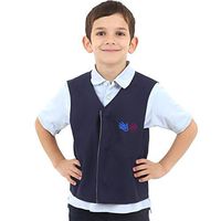 Fun and Function's Blue Weighted Vest for Children Medium (Ages 4-6) Helps Kids with Sensory Issues, Autism, ADHD, Mood, Sensory Over Responding, and Travel Issues - Removable Weights Included