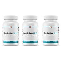Stop Aging Now - BetaPollen Plus Prostate Support - with Beta Sitosterol, Pollen Extract and Lycopene - 90 Veggie Caps (3 Bottle Multi-Pack)