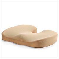 XIAOBUDIAN Premium Comfort Seat Cushion - Orthopedic Tailbone Seat Cushion for Office Chair, Car, Truck, Wheelchairs, Etc.Provides Relief for Lower Back Pain (Color : Light tan)