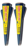 Estwing Sure Split Wedge - 5-Pound Wood Splitting Tool with Forged Steel Construction & 1-7/8" Cutting Edge - E-5, 2 Pack