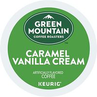 Green Mountain Coffee Roasters Caramel Vanilla Cream Keurig Single-Serve K-Cup pods, Light Roast Coffee, 72 Count