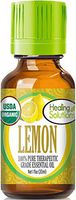 Organic Lemon Essential Oil (100% Pure - USDA Certified Organic) Best Therapeutic Grade Essential Oil - 30ml