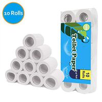 Toilet Paper 4-Ply Soft Smooth Strong Toilet Tissue for Daily Use, 80G per Roll, 10Rolls