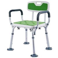 ZHAO XIN Shower Chair with Arms and Back | Adjustable Height Medical Bath Tool | Anti Skid and No Slip Bathtub Seat | for Handicap,Disabled, Seniors and Elderly (Color : B)