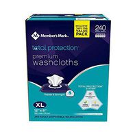 Member's Mark Adult Premium Disposable Washcloth, 480 Count