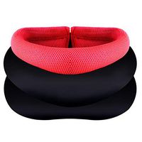 Magnetic Tourmaline Neck Brace, Cervical Collar Traction Device, Self-Heating Thermal Neck Pad for Pain Relief and Muscle Relaxation,Red