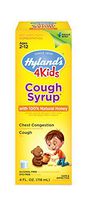 Cough Syrup for Kids Ages 2+ 100% Honey for Kids by Hyland's, Decongestant, Natural Relief of Cough and Chest Congestion, 4 Fl Oz