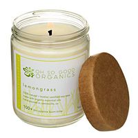 Lemongrass Botanical Aromatherapy Mood Brightening Soy Candle - 16oz